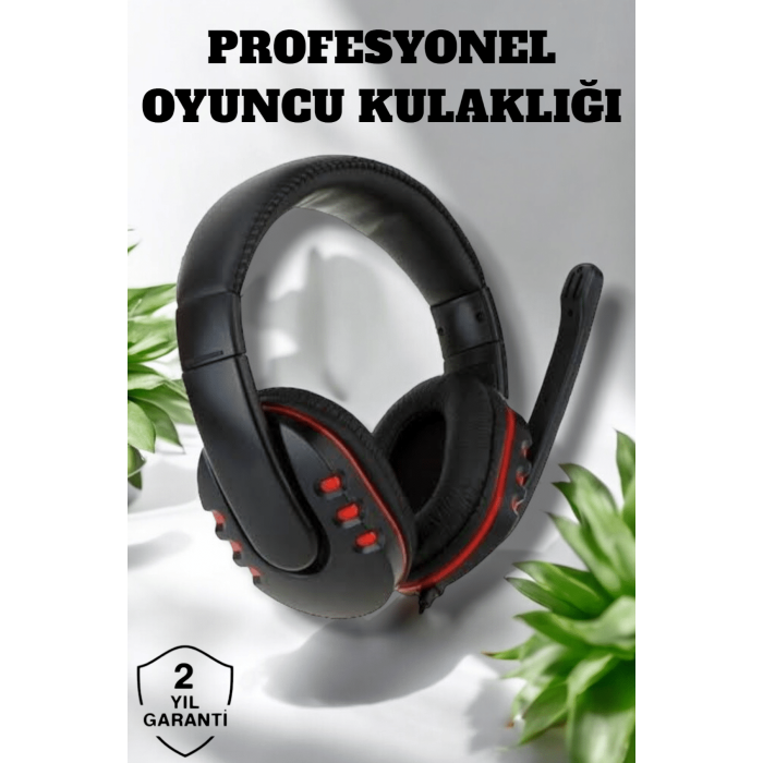 Yüksek Ses Kalitesi ve Aktif Gürültü Engelleme Özellikli Kablolu Mikrofonlu Kulaklık -