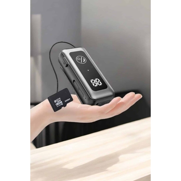 Kablolu Bluetooth Kulaklık Kulak İçi Stereo Mikrofonlu Dijital Göstergeli -