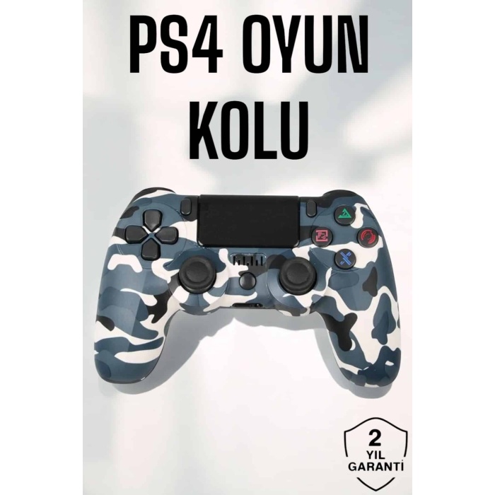 PS4 Oyun Kolu Kamuflaj Desenli Joystick -