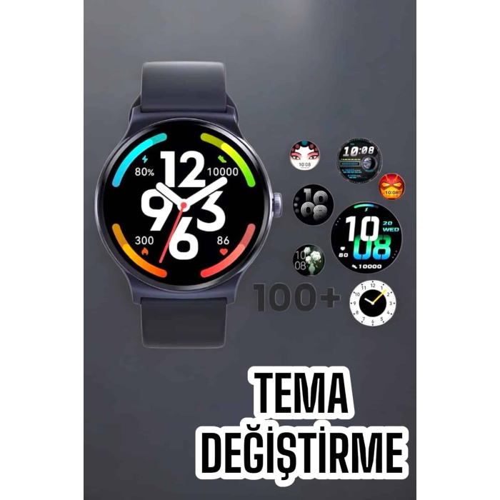 Akıllı Saat Sesli Görüşme Bluetooth Bağlantılı 3 Kordonlu -