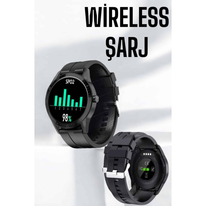 Akıllı Saat Çok Fonksiyonlu Sesli Görüşme NFC Uyumlu Amoled Ekran -