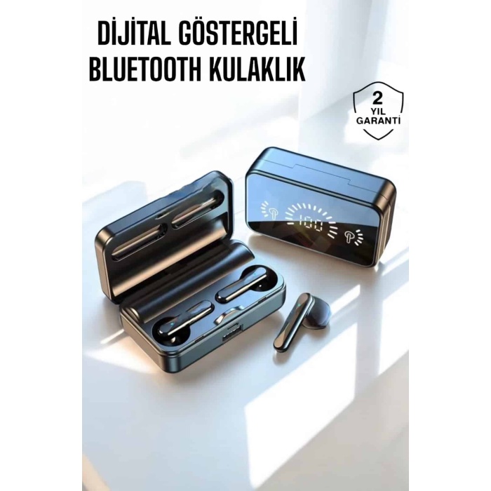 Telefon Standlı Bluetooth Kulaklık Aynalı Yüksek Ses Kaliteli -