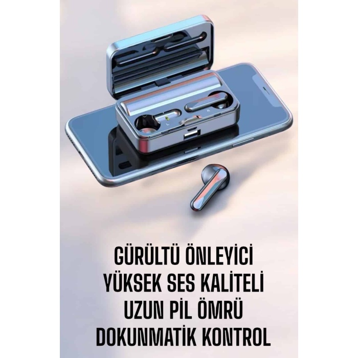 Telefon Standlı Bluetooth Kulaklık Aynalı Yüksek Ses Kaliteli -