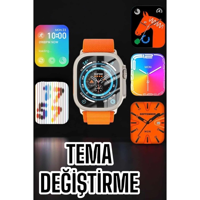 Akıllı Saat Uyku ve Spor Takibi Yeni Nesil Bluetooth Bağlantılı Amoled Ekran -