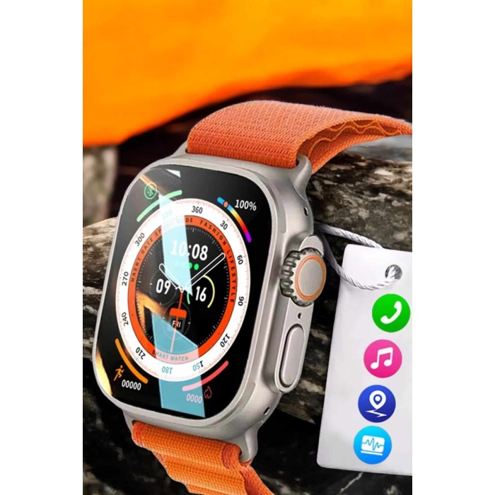 Akıllı Saat Uyku ve Spor Takibi Yeni Nesil Bluetooth Bağlantılı Amoled Ekran -