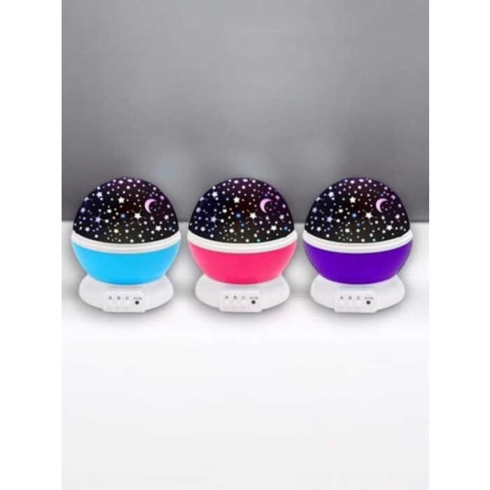 Yıldızlı Gökyüzü Efektli Projektörlü Masa ve Gece Lambası -