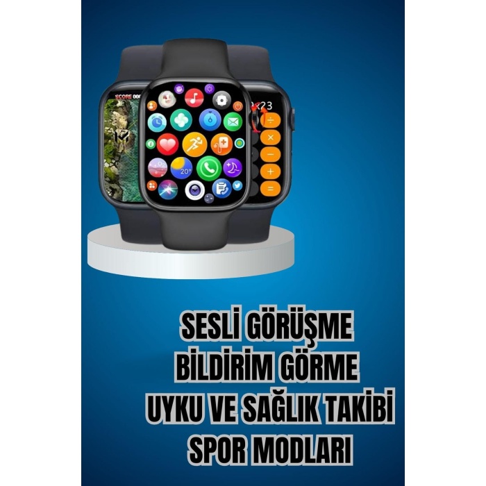 Kaliteli Akıllı Saat ve Kaliteli Bluetooth Kulaklık ANC Özelliği Uzun Pil Ömrü -