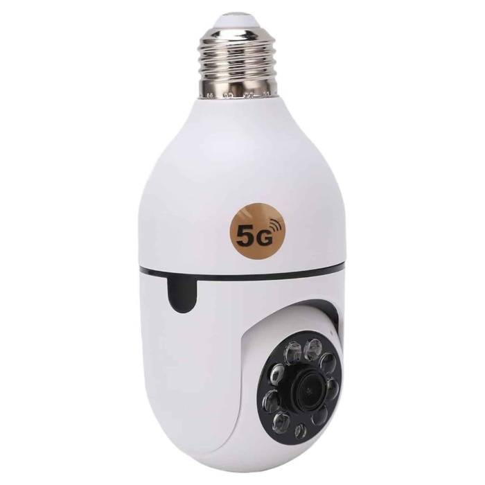 Ev Kamerası Wifi Kamerası Gece Görüşlü Akıllı Ampül Kamera -