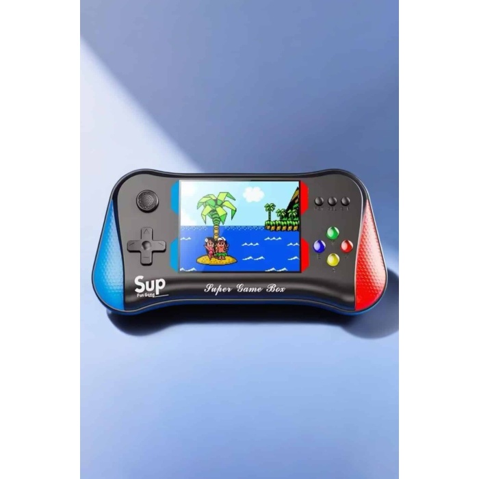 Gamepad Joystick 500 Oyunlu Retro Oyun Konsolu Tv Bağlantı Özellikli 2 Kişilik Destekli -