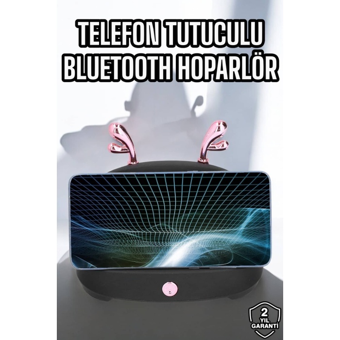 Yeni Nesil Akıllı Hoparlör Telefon Tutacağı Uzun Pil Ömrü Yüksek Ses Kaliteli -