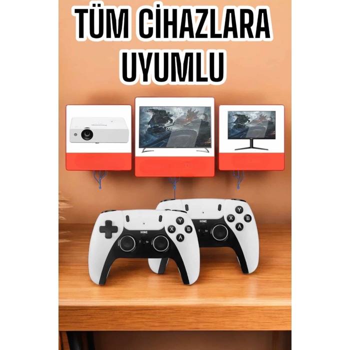 Joystick Çift Kollu Oyun Kolu Retro Oyun Yüksek Çözünürlüklü 3D Game -