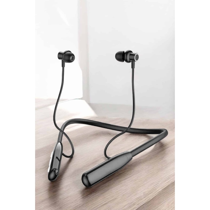 Boyun Bantlı Bluetooth Kulaklık Yüksek Ses Kaliteli 100 Saat Kulaklık -