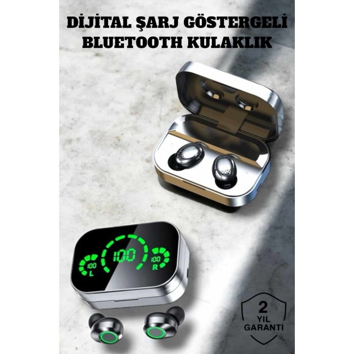 Bluetooth Kulaklık Çift Telefon Desteği ve Suya Dayanıklı Powerbankli -