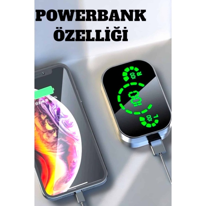 Bluetooth Kulaklık Çift Telefon Desteği ve Suya Dayanıklı Powerbankli -
