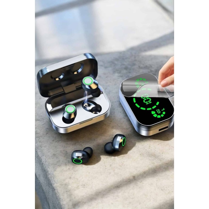 Bluetooth Kulaklık Mikrofonlu Dokunmatik Kontrol ANC Özelliği -