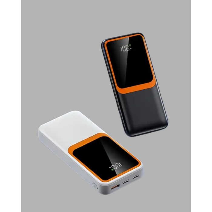 10000 mAh Taşınabilir Powerbank – Çift Çıkışlı Type-C ve Lightning Uyumlu -