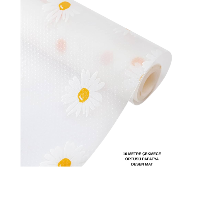 10 METRE PAPATYA DESEN KAYDIRMAZ -