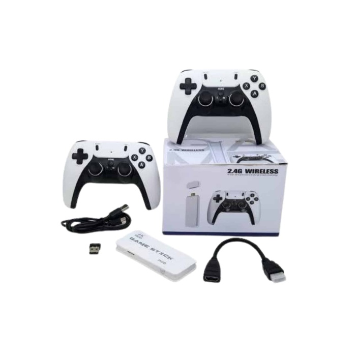 yeni nesil 3D 4K 2000 Oyunlu Game Stick Oyun Konsolu Çift Konsol -