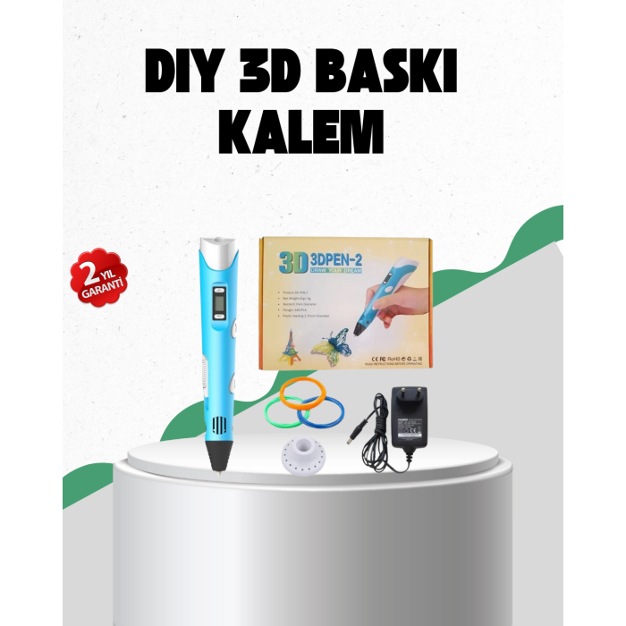 Profesyonel ve Hobi İçin 3D Modelleme Kalemi -