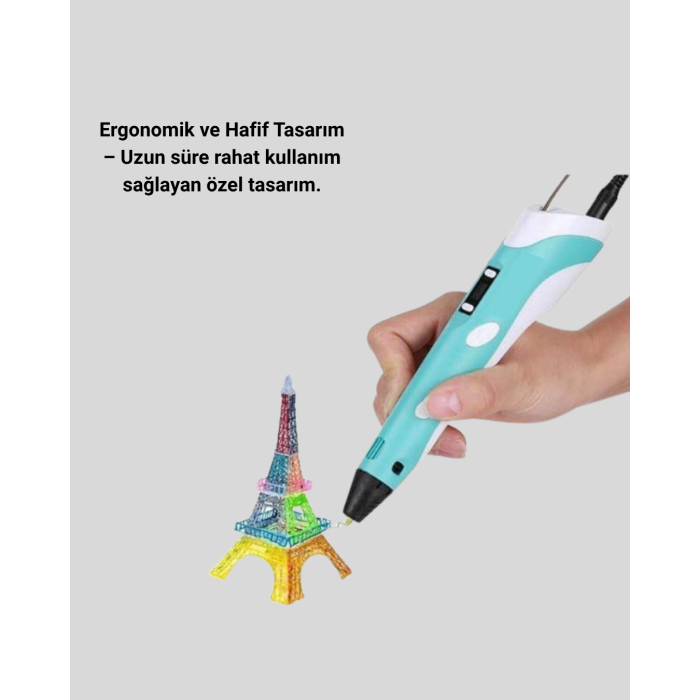 Profesyonel ve Hobi İçin 3D Modelleme Kalemi -