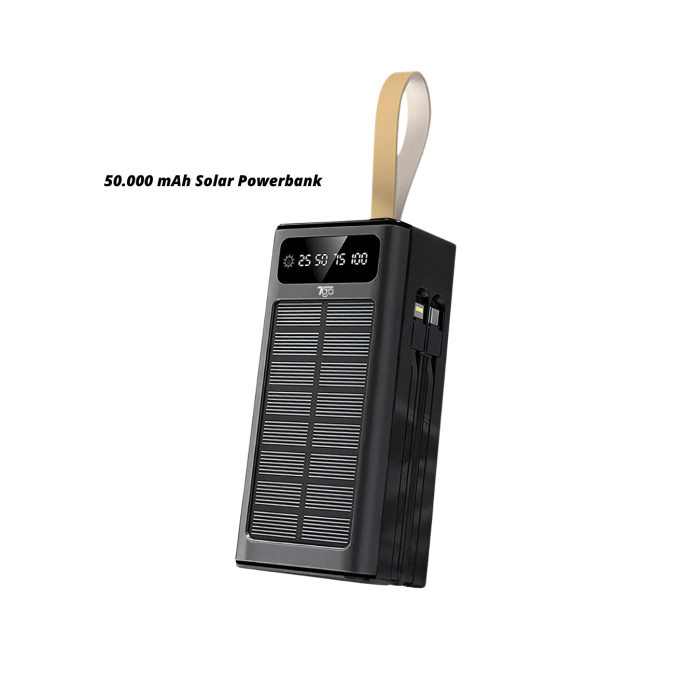 50.000 Powerbank güneş enerjili -