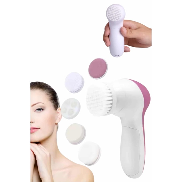 Cilt Temizleme ve Masaj Aleti 5 Başlıklı Akne ve Sivilce Önleyici -