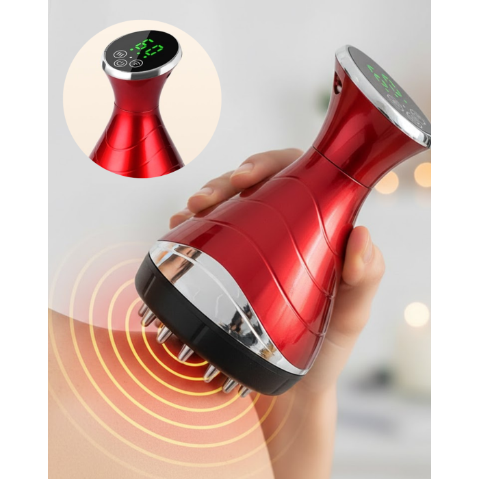 Vakumlu Isı Veren Masaj Cihazı Kas Gevşetici Ev Tipi Kupa Aleti -