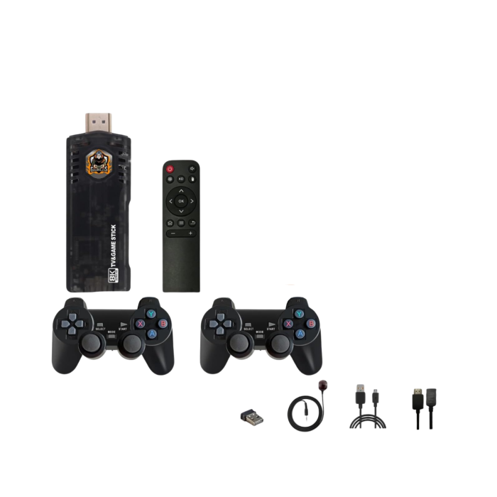 Çift Sistem Kablosuz Retro Oyun Konsolu HDMI Çıkış Android Uyumlu Gamepad Seti -