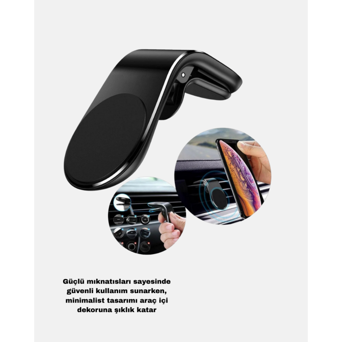 Araç İçi Telefon Tutucu + Quick Charge 3.0 Araç Şarj Cihazı Seti -