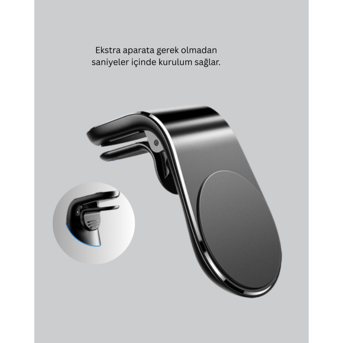 Mini Manyetikli Araç Telefon Tutucu -
