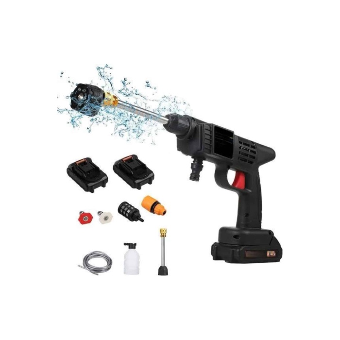 Bahçe Sulama Tabancası Makinesi Yüksek Basınçlı Akülü Yıkama Makinesi -