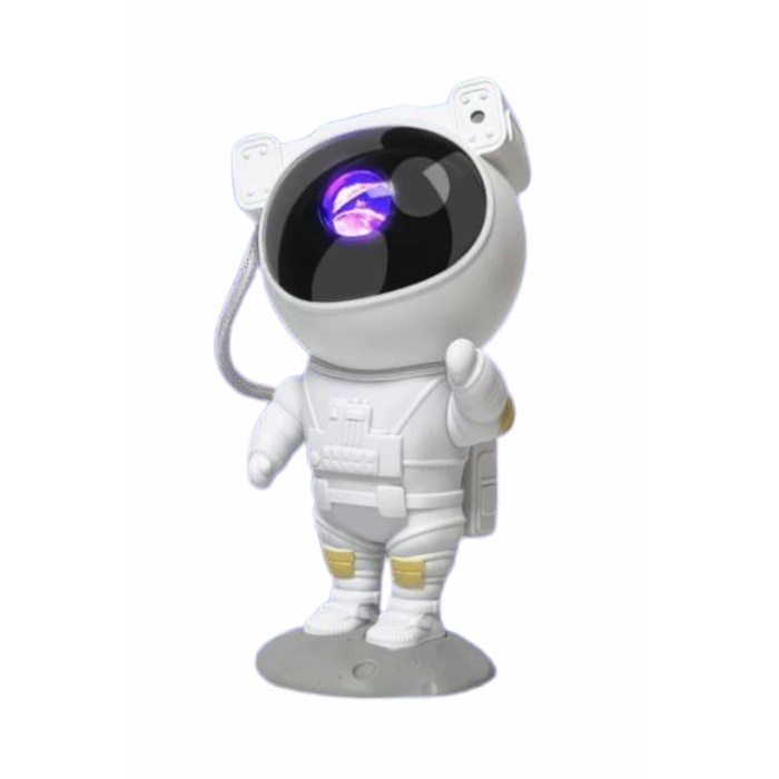 Gece Lambası Astronot Bluetooth Hoparlörlü Galaksi Işık Projektörü -