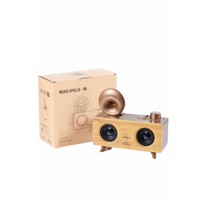 Gramafon Radyo Bluetooth Hoparlör Nostaljik Radyo FM Radyo -