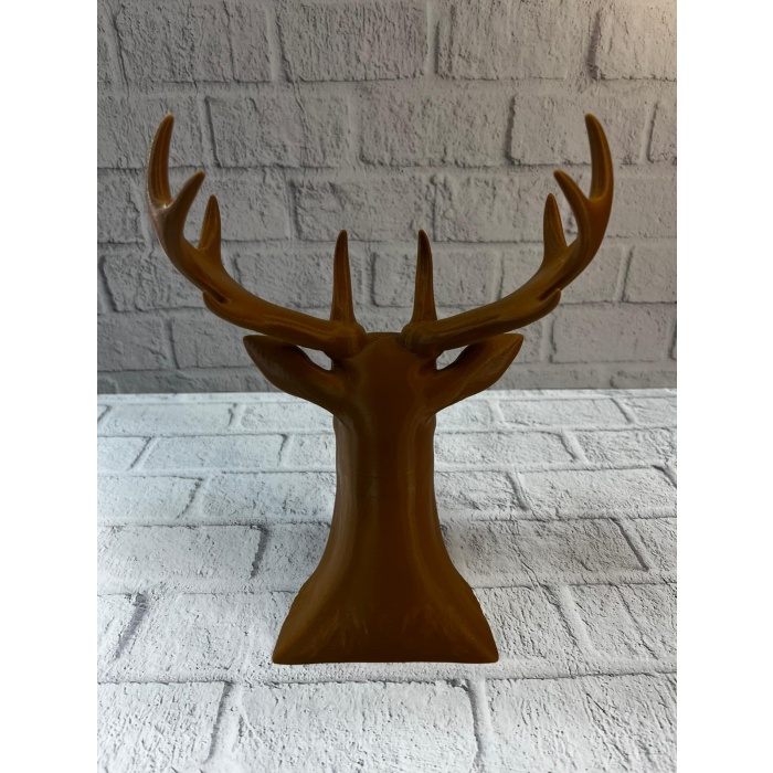 Kahverengi Geyik Biblo 23 cm Dekoratif Şık Tasarım -