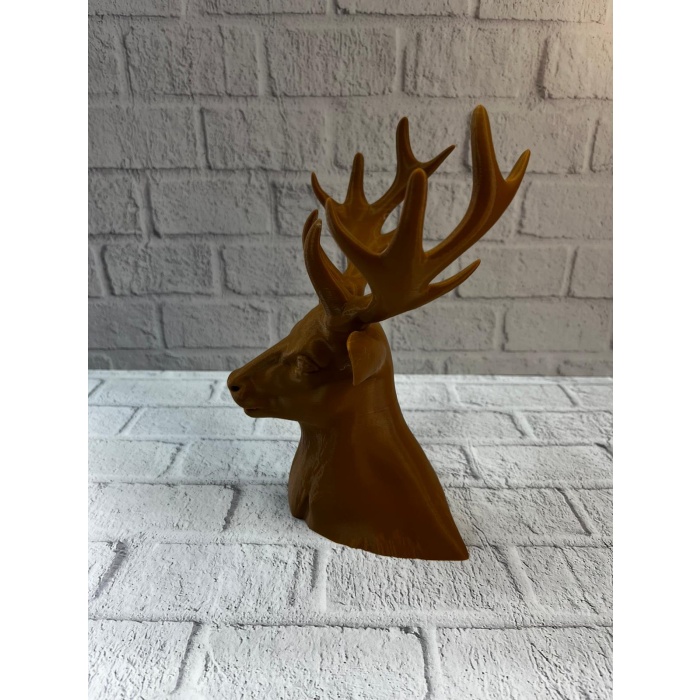 Kahverengi Geyik Biblo 23 cm Dekoratif Şık Tasarım -