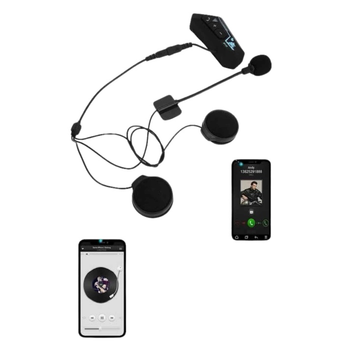 Intercom Bluetooth Kask Kulaklık Motosiklet Kulaklık 5.0 Bluetooth -