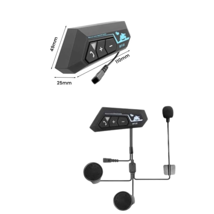 Yeni Nesil Dinleme Ve Konuşma Özellikli Intercom Kask Kulaklığı 5.0 Bluetooth -