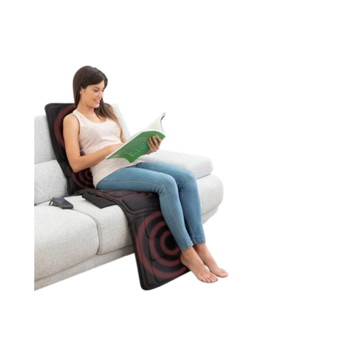 Isıtmalı Masaj Minderi 5 Masaj Modu ve 3 Seviye Yoğunluk -