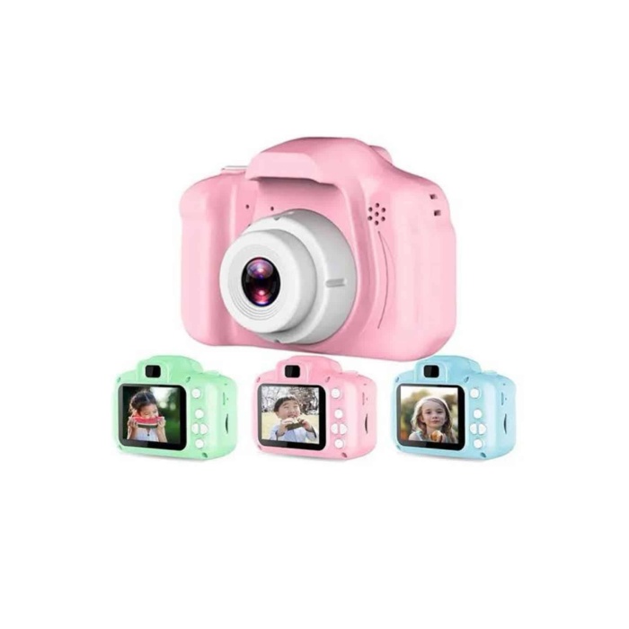Çocuklara Özel Fotoğraf Ve Video Çeken Mini Çok Renkli Fotoğraf Makinesi -