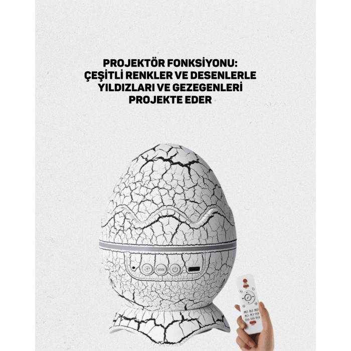 Ayarlanabilir Parlaklık ve Sis Efektli Atmosfer Lambası -