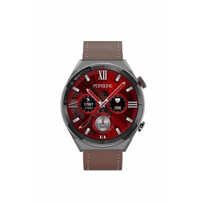 Akıllı Saat Çelik Kordon Çağrı Cevaplama Amoled Ekran Titreşimli Uyku ve Sağlık Takibi -