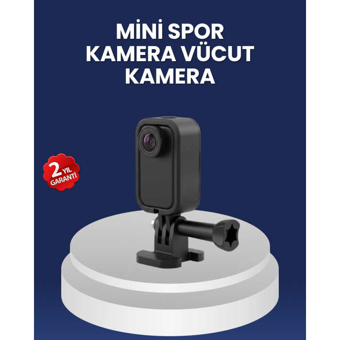 Vlog, Seyahat ve Günlük Video Çekimleri İçin Mini Kamera -