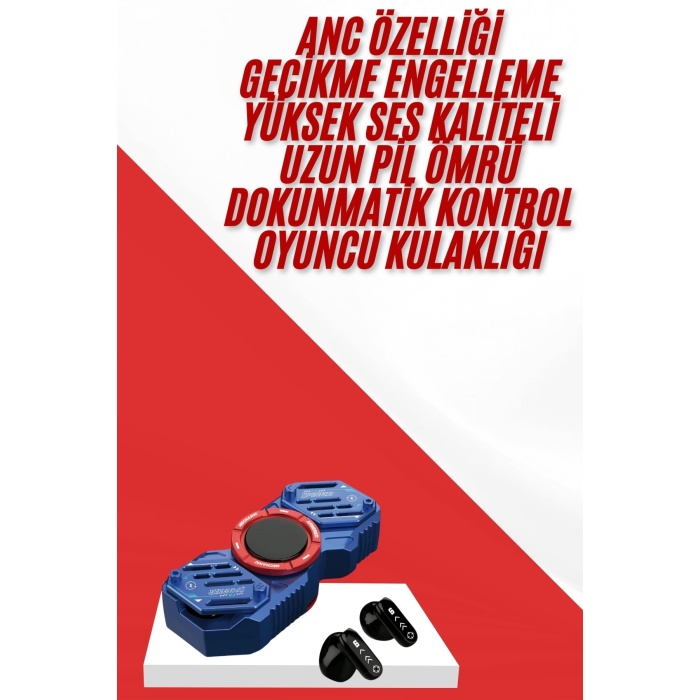 Bluetooth Kulaklık Stres Çarkı ANC Özellikli Gaming Kulaklık -