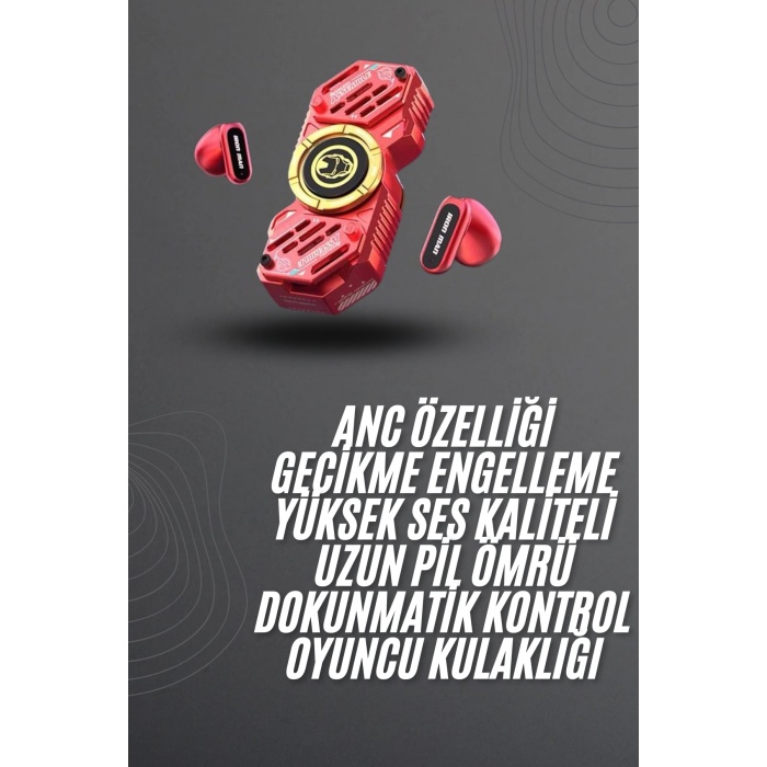 Çocuklara Özel Stres Çarklı Kablosuz Bluetooth Kulaklık ANC Özellikli -