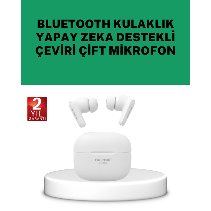 Gerçek Zamanlı Çeviri Özellikli Kablosuz Kulaklık Profesyonel Kullanım -