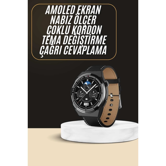 Çoklu Kordon Hediyeli Akıllı Saat Çağrı Cevaplama Müzik Dinleme Dokunmatik Ekran -