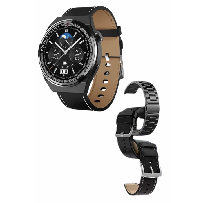 En Çok Tercih Edilen Akıllı Saat Amoled Ekran Nabız Sensörü GPS Uyumlu Adımsayar -