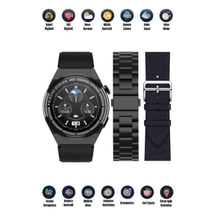 2025 Model Yeni Nesil GPS Uyumlu Uyku Takibi Ve Sağlık Takibi Spor Modları -