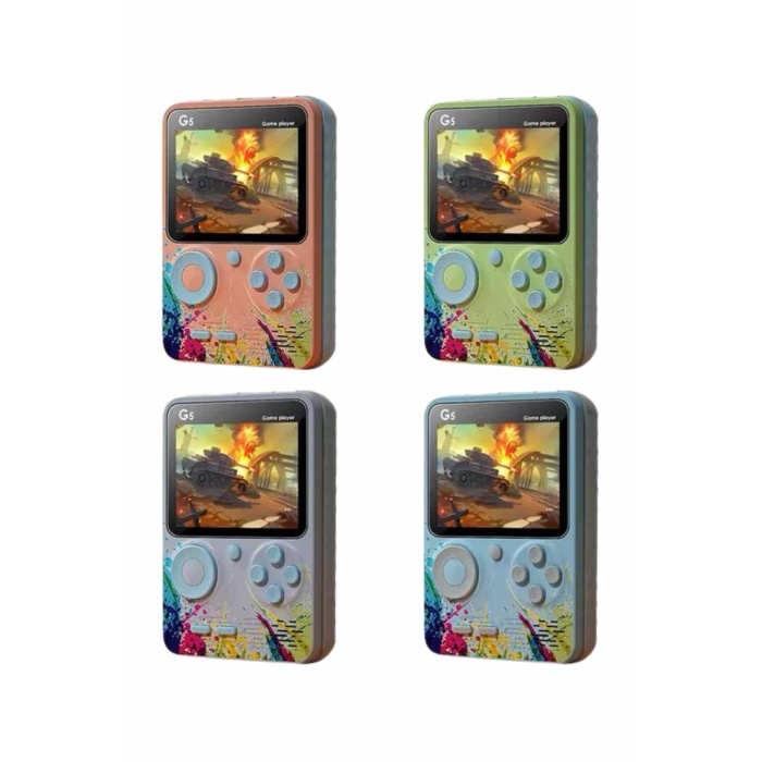 Game Box Mini 500 Adet Retro Oyun Taşınabilir Oyun Konsolu -