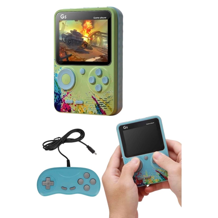 Televizyona Bağlanan Çift Joystick Taşınabilir Klasik Retro Oyunlu -